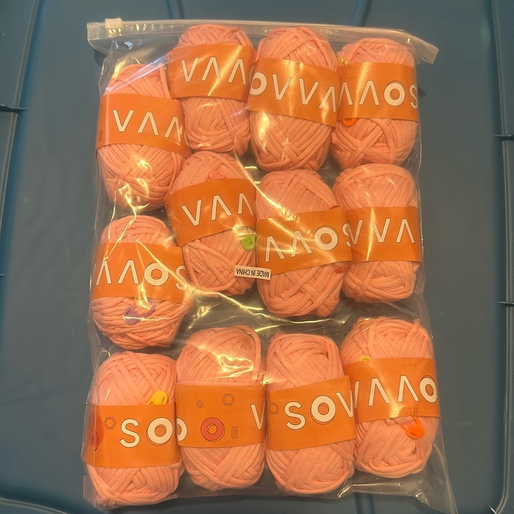 Pack of 12 yarn for crochet